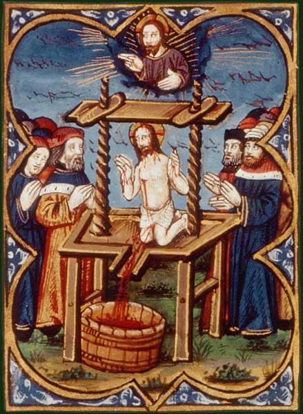 Le Pressoir mystique. Bible moralisée de Philippe-le-Hard XVeme siècle
